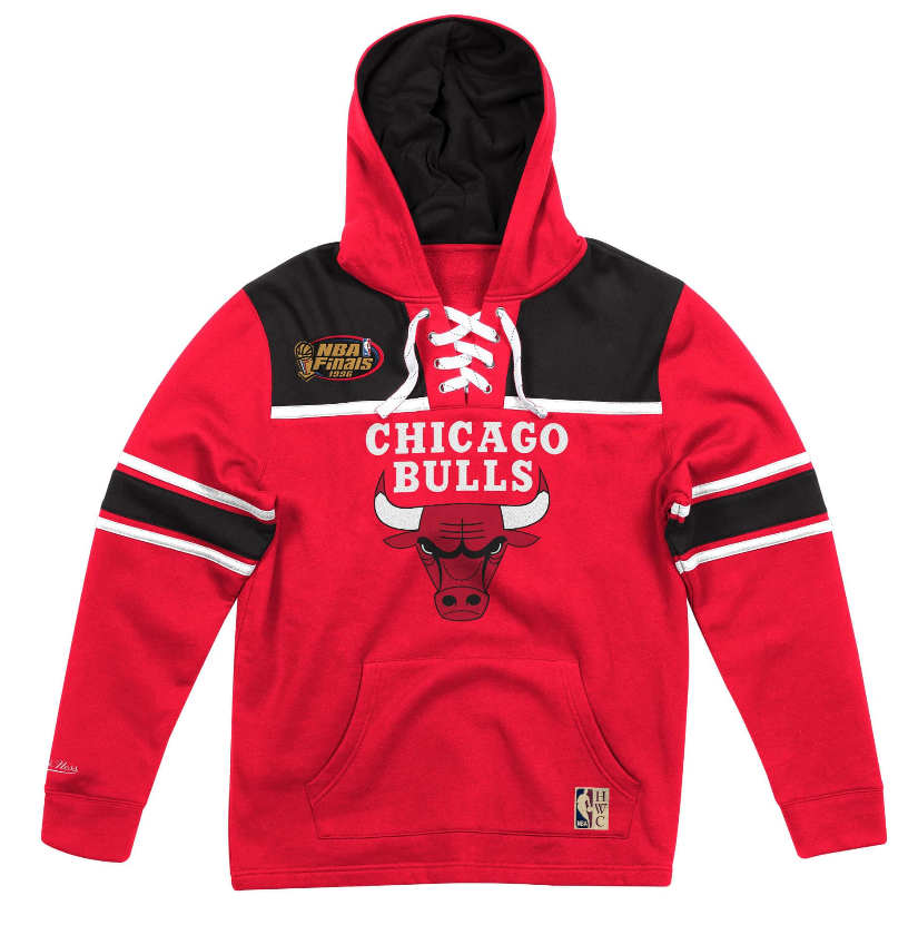 mitchell and ness bulls sweatshirt